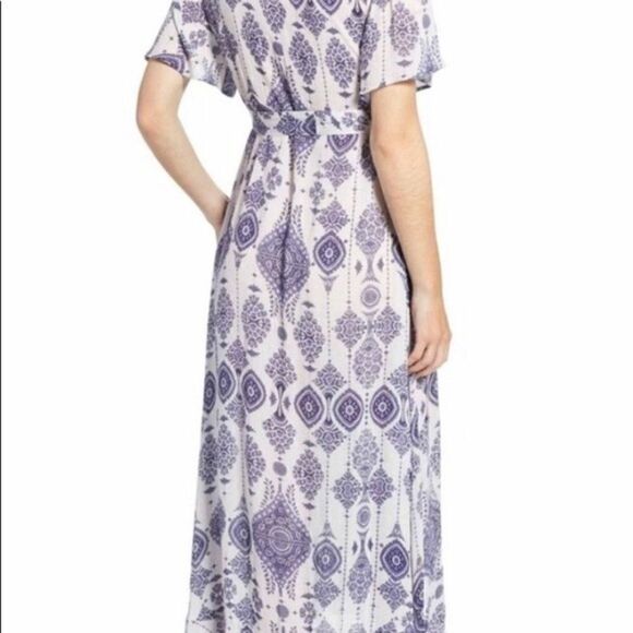 RAGA ANDREA‎ MAXI DRESS, Beach/Summer, Blue/White, Size: XS, NWT - Picture 3 of 6